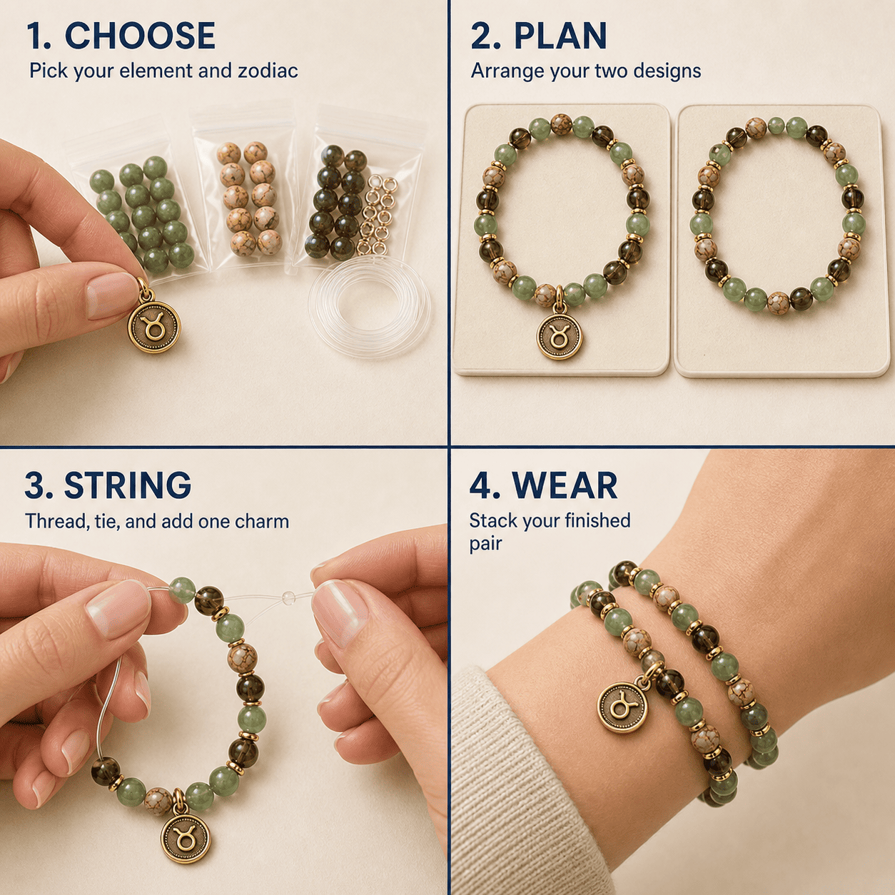 Zodiac Bracelet Making Kit for 2