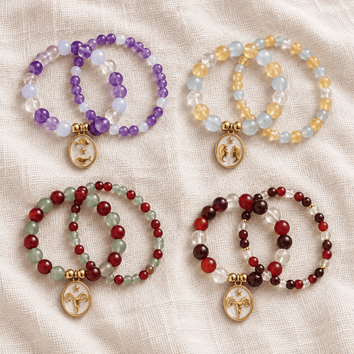Sternzeichen-Armband Bastelset für 4 Personen