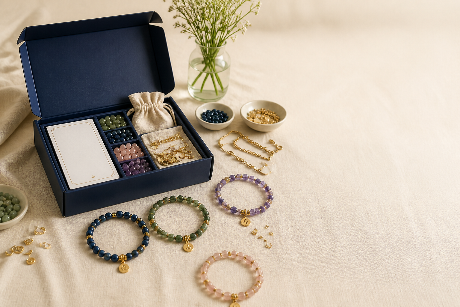 Zodiac bracelet craft night kit