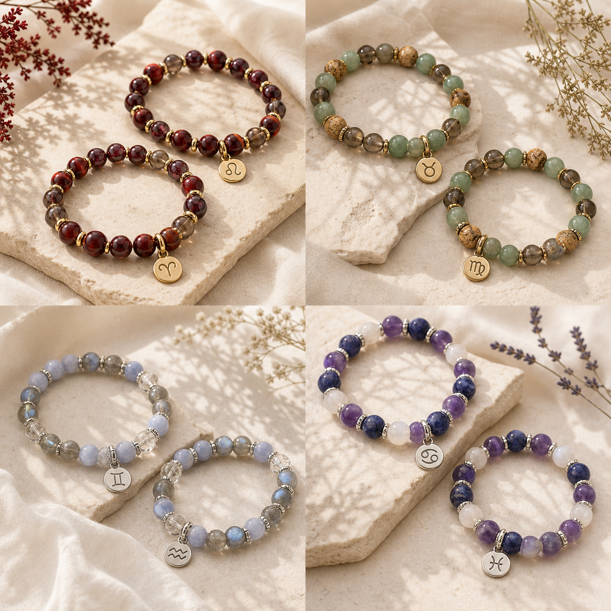 Fire zodiac bracelet palette